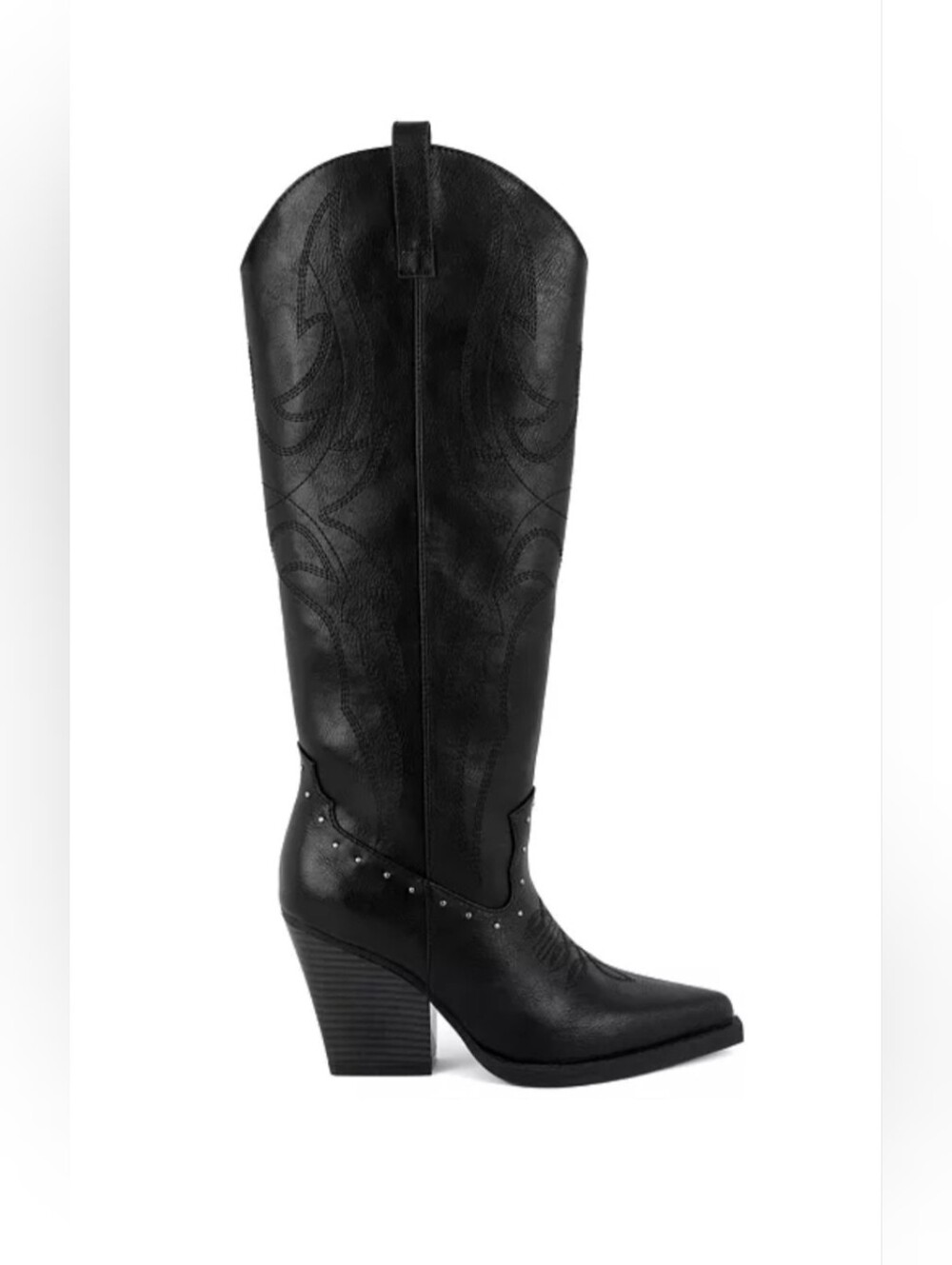 Sugar Nails Studs Pointed Toe Boots